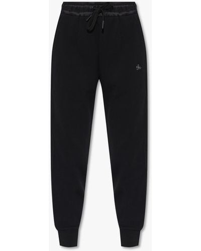 Moose Knuckles Trousers With Logo - Black
