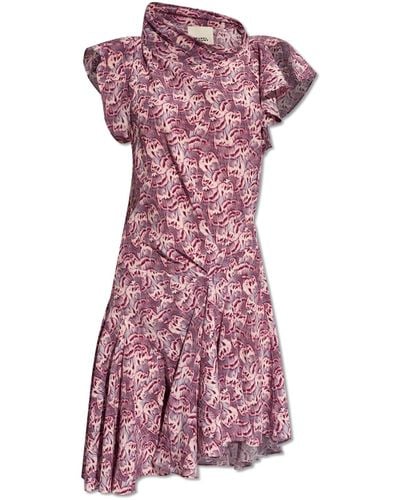 Isabel Marant 'viona' Dress, - Purple