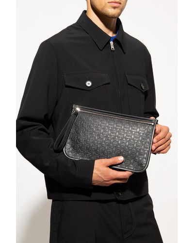 Ferragamo Leather Handbag - Black