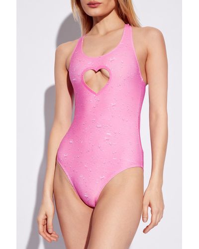 Vetements One-Piece Swimsuit - Pink