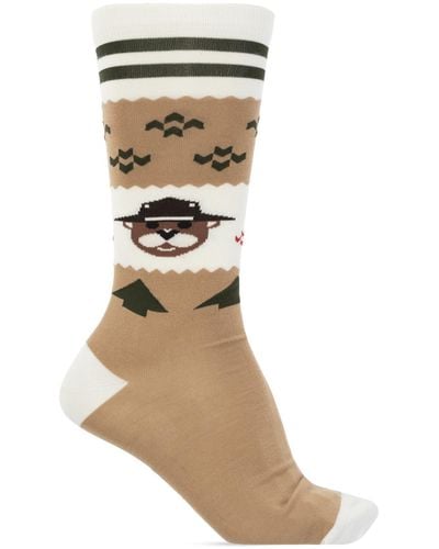 DSquared² Socks With Animal Pattern - Multicolour