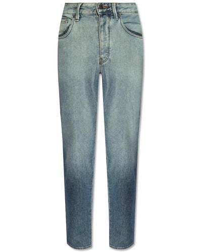 Emporio Armani Loose-fit Jeans, - Blue