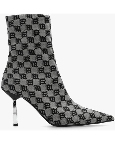 MISBHV ‘Sasha’ Heeled Ankle Boots - Black