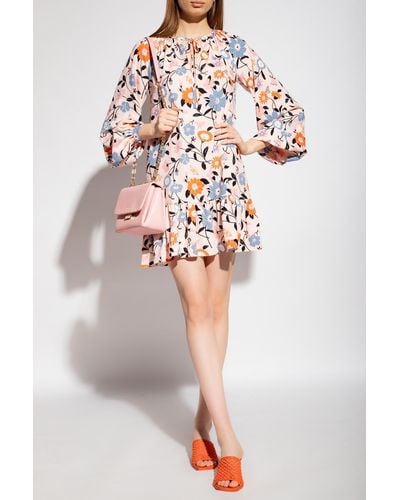 Kate Spade Dress With Floral Motif - Pink