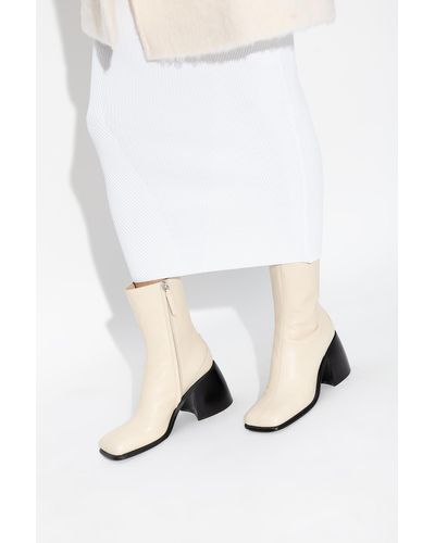Wandler ‘Ella’ Leather Ankle Boots - White
