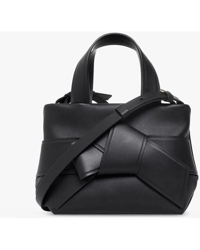 Acne Studios ‘Musubi Micro’ Leather Shoulder Bag - Black