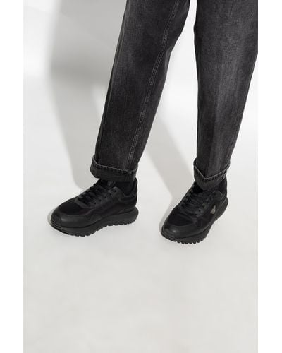 Emporio Armani Sustainability Collection Sneakers - Black