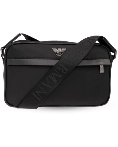 Emporio Armani The 'sustainability' Collection Shoulder Bag, - Black