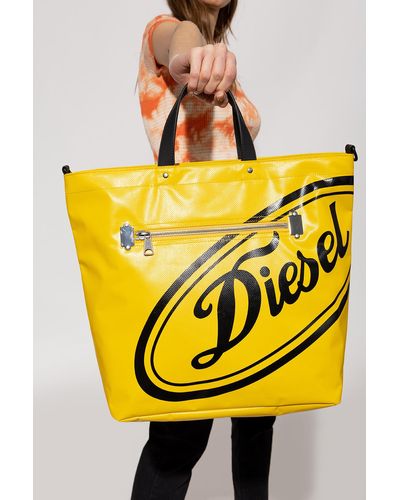 DIESEL 'curty' Shopper Bag - Yellow