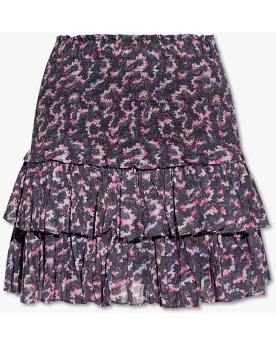 Isabel Marant 'naomi' Patterned Skirt - Multicolour