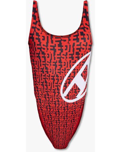 DIESEL 'bfsw-pamela' One-piece Swimsuit - Red