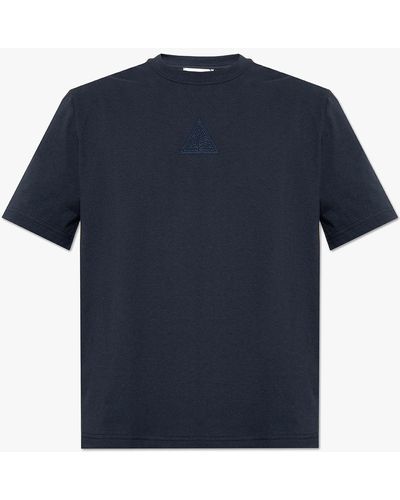 Lanvin T-shirt With Logo - Blue