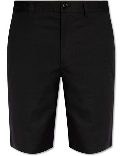 Emporio Armani Cotton Shorts, - Black