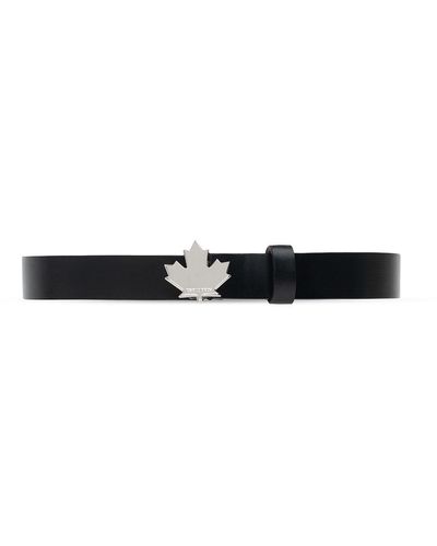 DSquared² Belt With Decorative Buckle - White