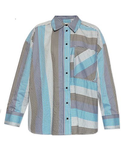 Munthe 'matrimi' Striped Shirt, - Blue