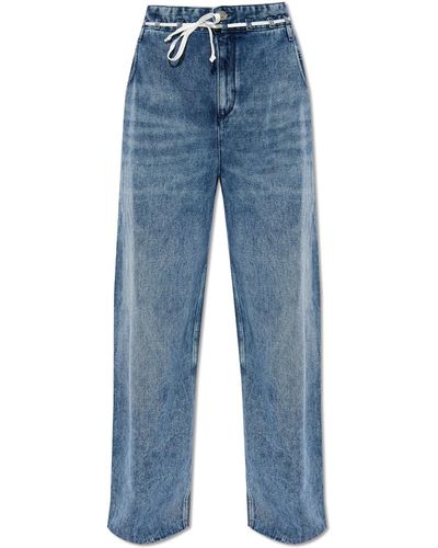Isabel Marant 'jordy' Wide Jeans, - Blue