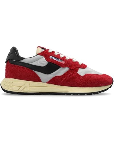 Autry Reelwind Low Trainers, - Red