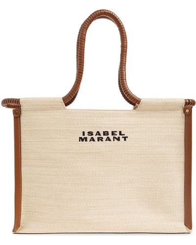 Isabel Marant 'toledo' Shopper Bag, - Natural