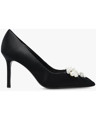 Kate Spade Stiletto Court Shoes With Appliqué - Black