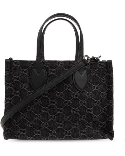Gucci 'ophidia Medium' Shoulder Bag, - Black