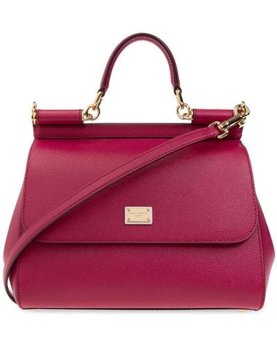 Dolce & Gabbana ‘Sicily Medium’ Shoulder Bag - Pink