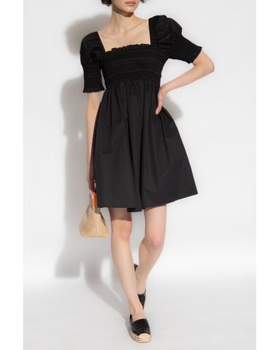 Tory Burch Dress With Short Sleeves - Black