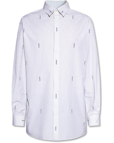 Fendi Striped Shirt - White