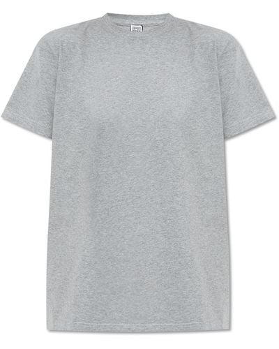 Totême T-Shirt From Organic Cotton - Grey