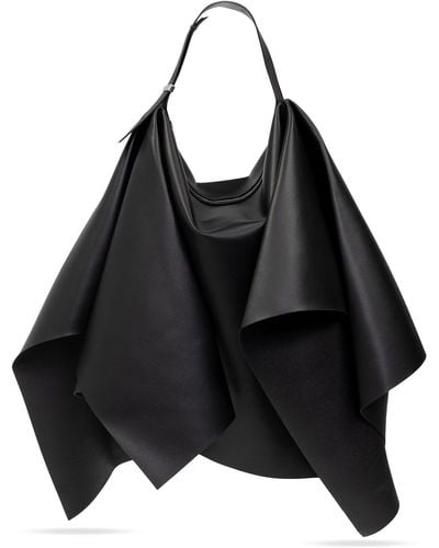 Issey Miyake Draped Shoulder Bag, - Black