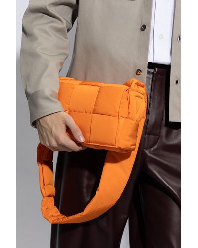 Bottega Veneta ‘Cassette Small’ Shoulder Bag - Orange