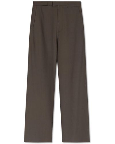 MM6 by Maison Martin Margiela Wool Trousers, - Brown