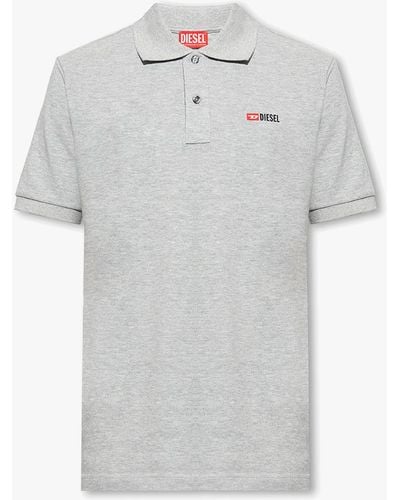 DIESEL ‘T-Smith-Div’ Polo Shirt - Grey