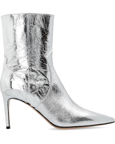 IRO 'davy' Heeled Ankle Boots, - White