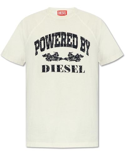 DIESEL 't-rust' T-shirt, - White