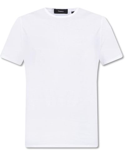 Theory Cotton T-shirt, - White