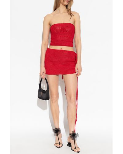 The Mannei ‘Adaja’ Skirt - Red