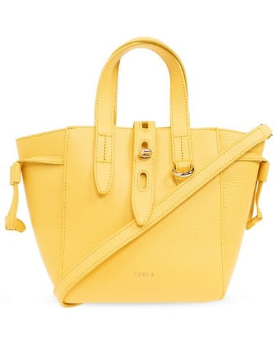 Furla 'net Mini' Shoulder Bag, - Yellow