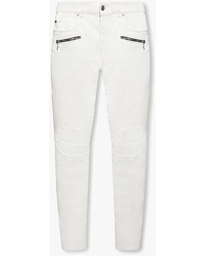 Balmain Slim-Fit Jeans - White