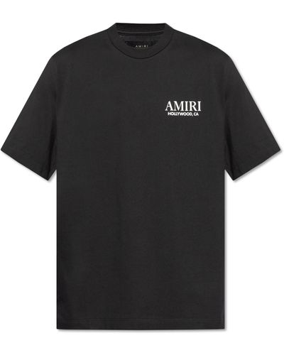 Amiri Printed T-shirt, - Black