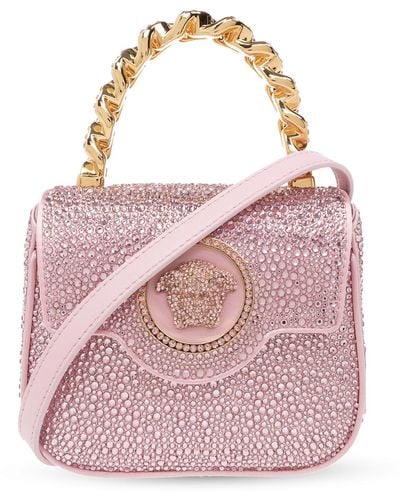 Versace ‘La Medusa Mini’ Shoulder Bag - Pink