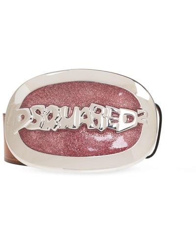 Pink DSquared² Belts for Women | Lyst