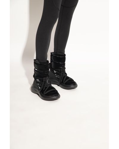 Vic Matié Quilted Snow Boots - Black