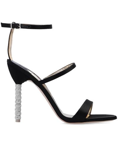 Sophia Webster ‘Rosalind’ Sandals With Decorative Heel - Black