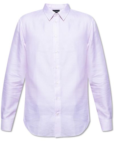 Emporio Armani Cotton Shirt - Purple