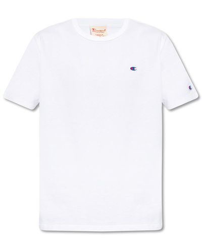 Champion T-shirt With Logo - White