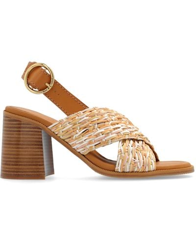 See By Chloé 'jaicey' Heeled Sandals, - Brown