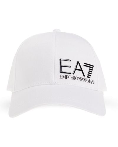 EA7 Baseball Cap, - White