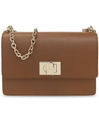 Furla ‘1927 Small’ Shoulder Bag - Brown