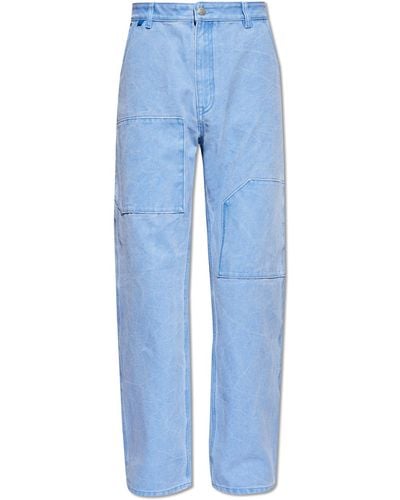 Acne Studios Relaxed-fitting Trousers, - Blue