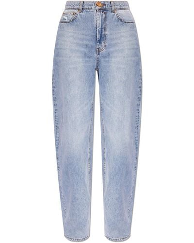Zimmermann High-Waisted Jeans, , Light - Blue